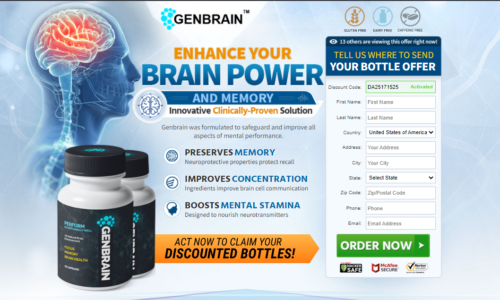 Get GenBrain Supplement On Special Discounts! Must Buy Offer